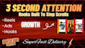 write scroll stopping reel hooks that grab attention in 3 seconds