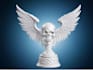 3d model custom awards, medal, trophy keychains, trophy statues for 3d printing