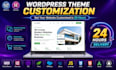 customize wordpress theme and create pixel perfect SEO friendly landing pages