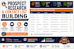 do prospect research and build lead lists