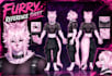 furry reference sheet fursona model anthro oc turnaround for vtuber pngtuber