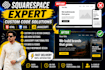 transfer HTML landing page to squarespace