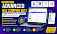 build advanced web scraping bots using bright data, zenrows, apify, firecrawl