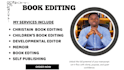 be your christian book editor, proofread romance novel