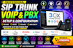 twilio sip trunk 3cx configure inbound calling outbound calling did nuumber