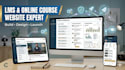 build lms educational website, online course website, wordpress course website