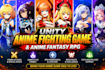 build a unity anime fighting game with combo attacks, anime fantasy rpg game
