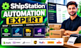 set up and automate shipstation shipping and integrations