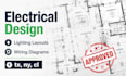 do electrical drawing, single line diagram, electrical engineering in tx, cl, ny