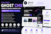 build ghost cms website ghost theme ghost blog newsletter clone ghost website