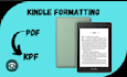 change PDF to kpf kindle packaged file