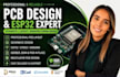 design professional pcb layout esp32 circuit and manufacturing