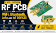 design rf pcb for wifi bluetooth lora and lot devices