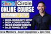 setup skool community online course setup mighty network membership system