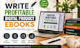 write profitable digital product ebooks