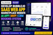 develop bubbleio saas web app marketplace website ai app mvp CRM booking system