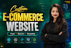 build a custom ecommerce website with secure payment integration