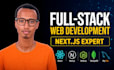 develop a professional responsive website using react and node