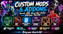 create terraria mod, cmc mod, garry mod addon, nextbot, sfm poster or port sfm