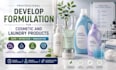 develop formulation for cosmetic and laundry products