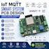 design iot mqtt smart pcb system with esp32 for real time
