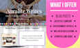 write cozy lifestyle, entertainment, and wellness blog posts