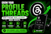 do organic threads promotion for viral growth
