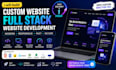 build custom website, full stack website development within 2hrs