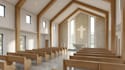 create professional church interior and exterior 3d architectural design