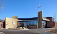 do church design elevation 3d rendering interior and exterior design