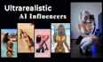 create a realistic ai influencer and 4k ugc content