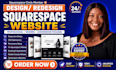 squarespace website redesign squarespace wix, square, squarespace website design