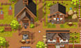 do pixel art tileset pixel tileset rpg game asset sprite sheet pixel background
