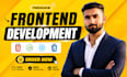 be your front end developer using react,html,css