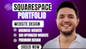 create website with squarespace, portfolio website , online store