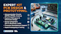 design iot pcb, microcontroller circuits and prototypes