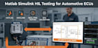 configure matlab simulink hil testing for automotive ecus, control system, gui