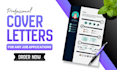 write a professional cover letter for any job application
