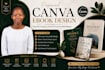 design modern canva ebook, workbook, journal and PDF layout