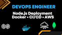 deploy nodejs on AWS contabo or any vps using docker nginx and cicd