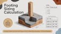 calculate footing, foundation sizing sheet for deck, addition, or column ibc irc