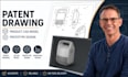 design patent drawing, product cad model, prototype design service