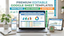 editable google sheet template invoice tracker excel budget spreadsheet