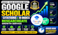 optimize google scholar citations researchgate and h index