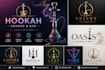 design a modern hookah lounge, bar, or restaurant logo