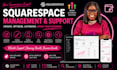 be your squarespace website manager and virtual assistant