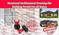 licensed permit drawings with engineering stamp for maryland, georgia, alabama