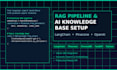 build a rag pipeline and ai knowledge base using langchain and vector databases