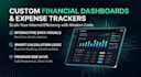 build a premium custom financial dashboard website