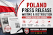 write and distribute a poland press release for premium media coverage